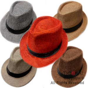 SOMBRERO PANAMA PREMIUM COLORES SURTIDOS TELA x 1